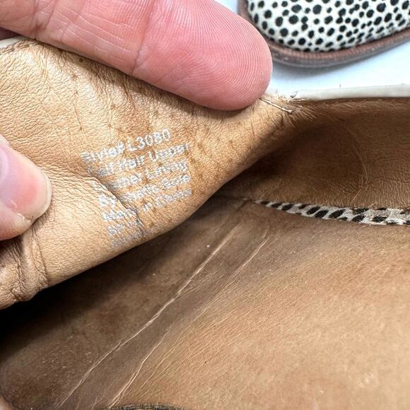 Madewell The Frances Loafer Mule in Spotted Calf Hair Women’s Size 6 - Picture 10 of 10